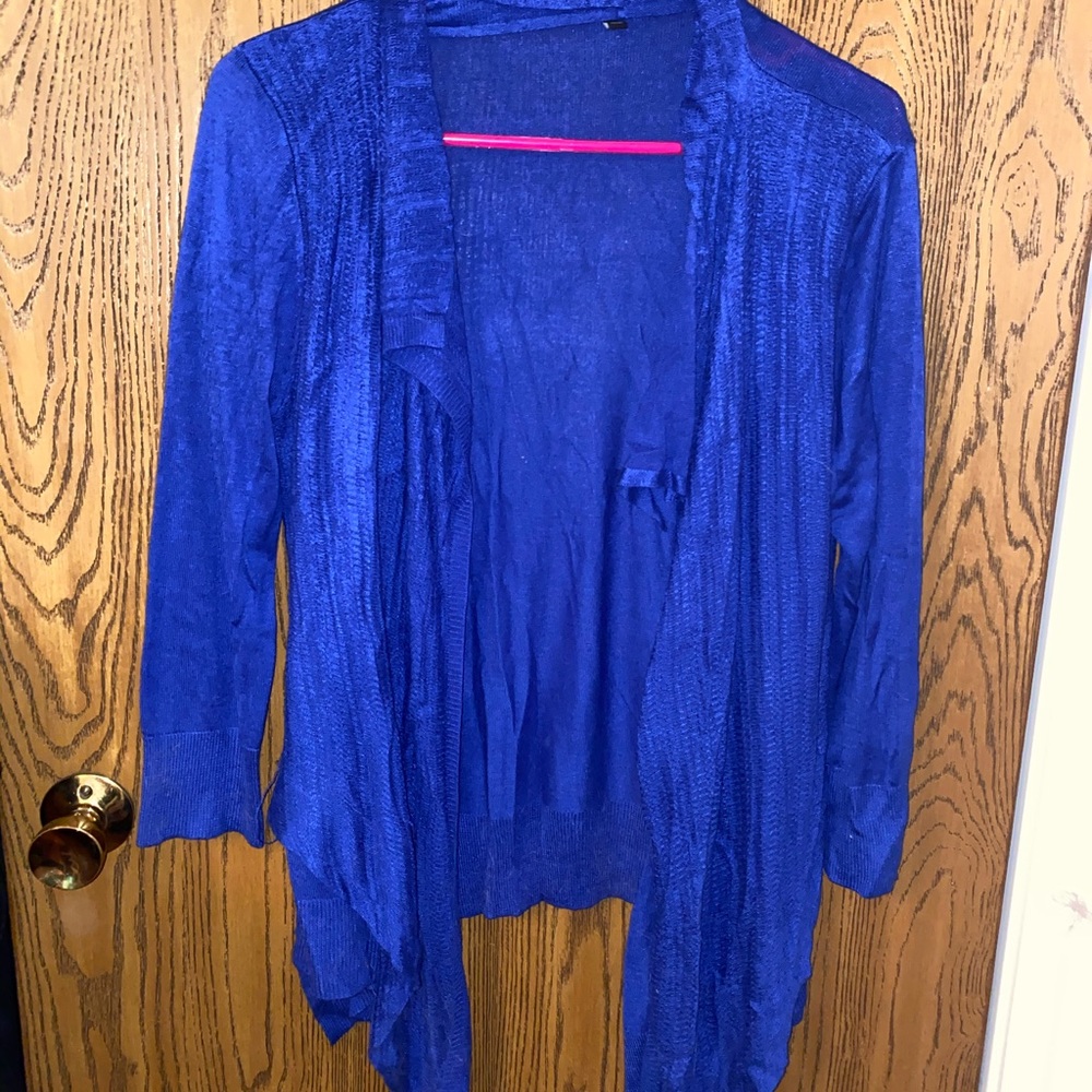 Blue Cardigan
